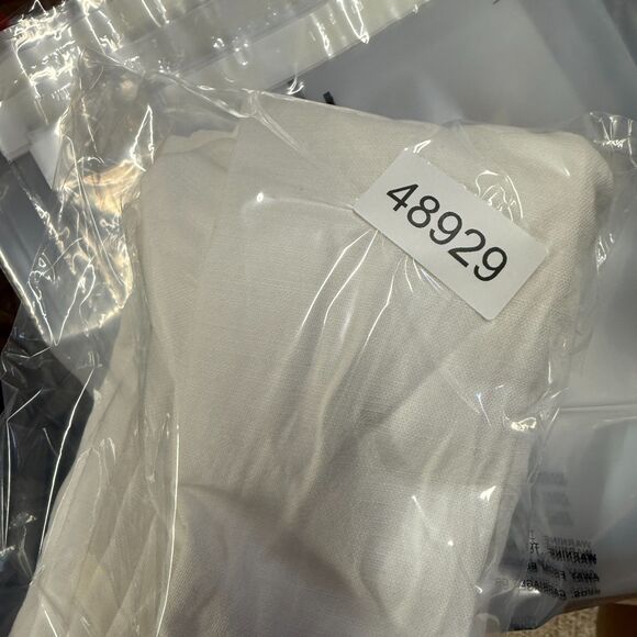 Liz Claiborne Pants Women 8 White Linen Flat Front High Rise Chino Michaela - Picture 8 of 8